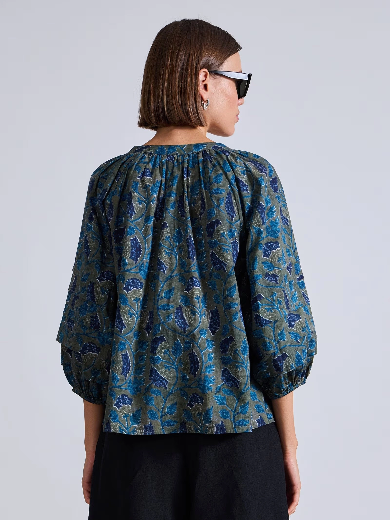 Tule Top Sustainable Manufacturing Relaxed Top