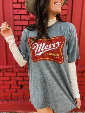 Merry & Bright Logo Tee Chilly Style