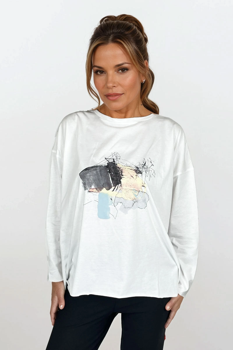 Planet Watercolor T Minimal Style Trend RecycledBlend