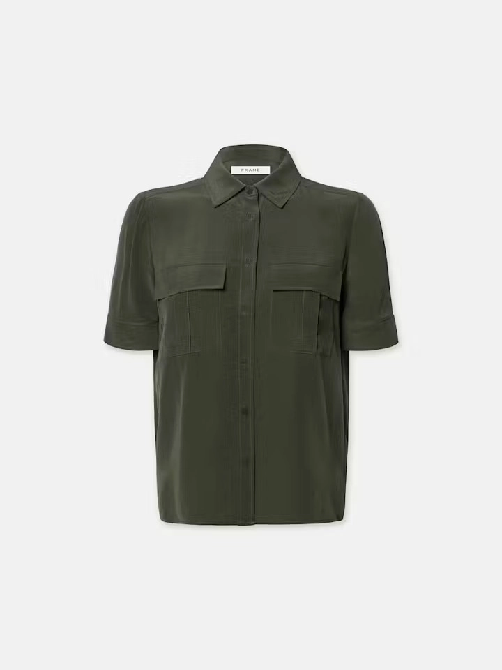 Basic Tee Patch Pocket Button Down
