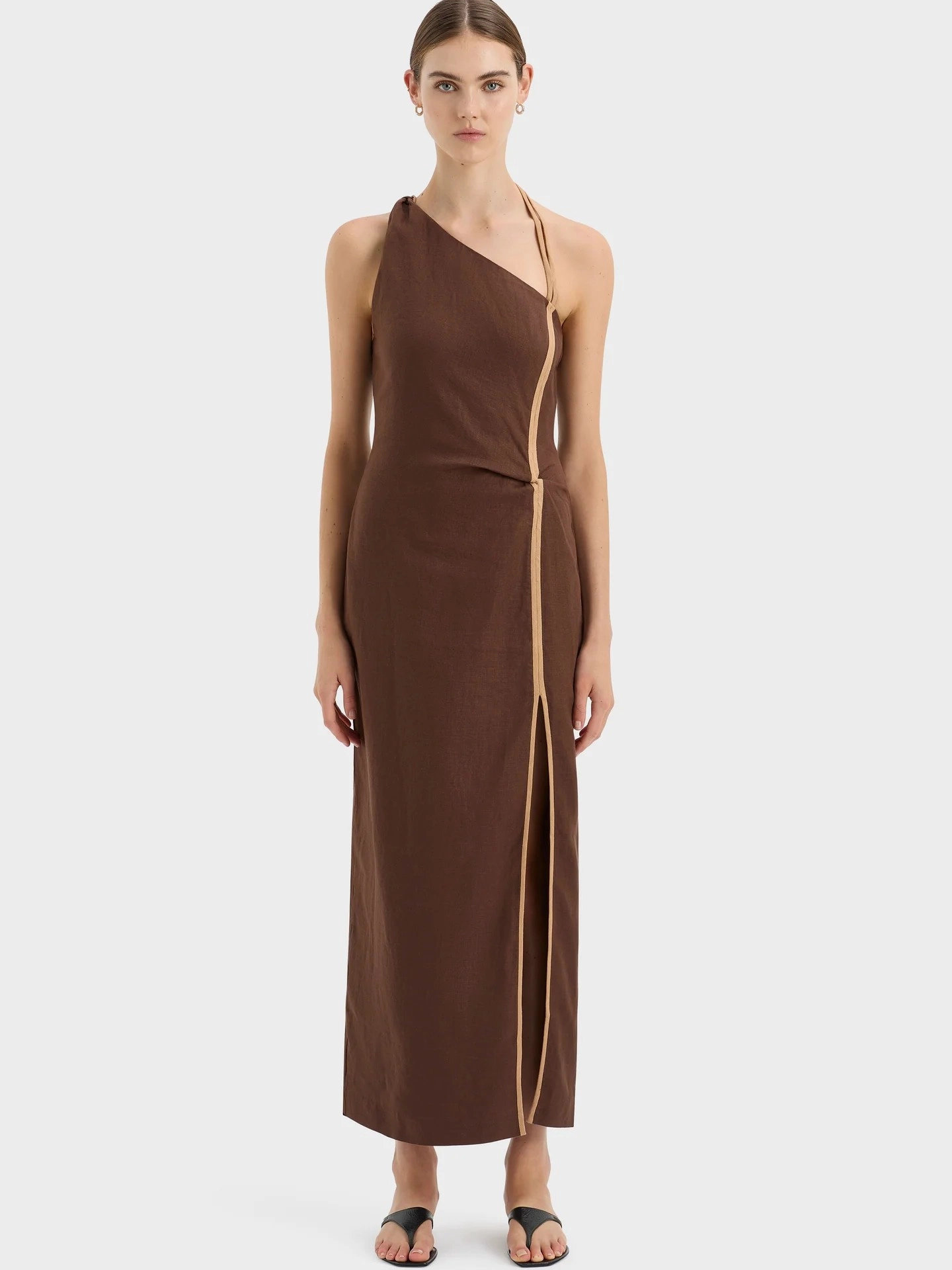 Smart and Polished All-Occasion Look Affogato Asymmetric Midi Dress