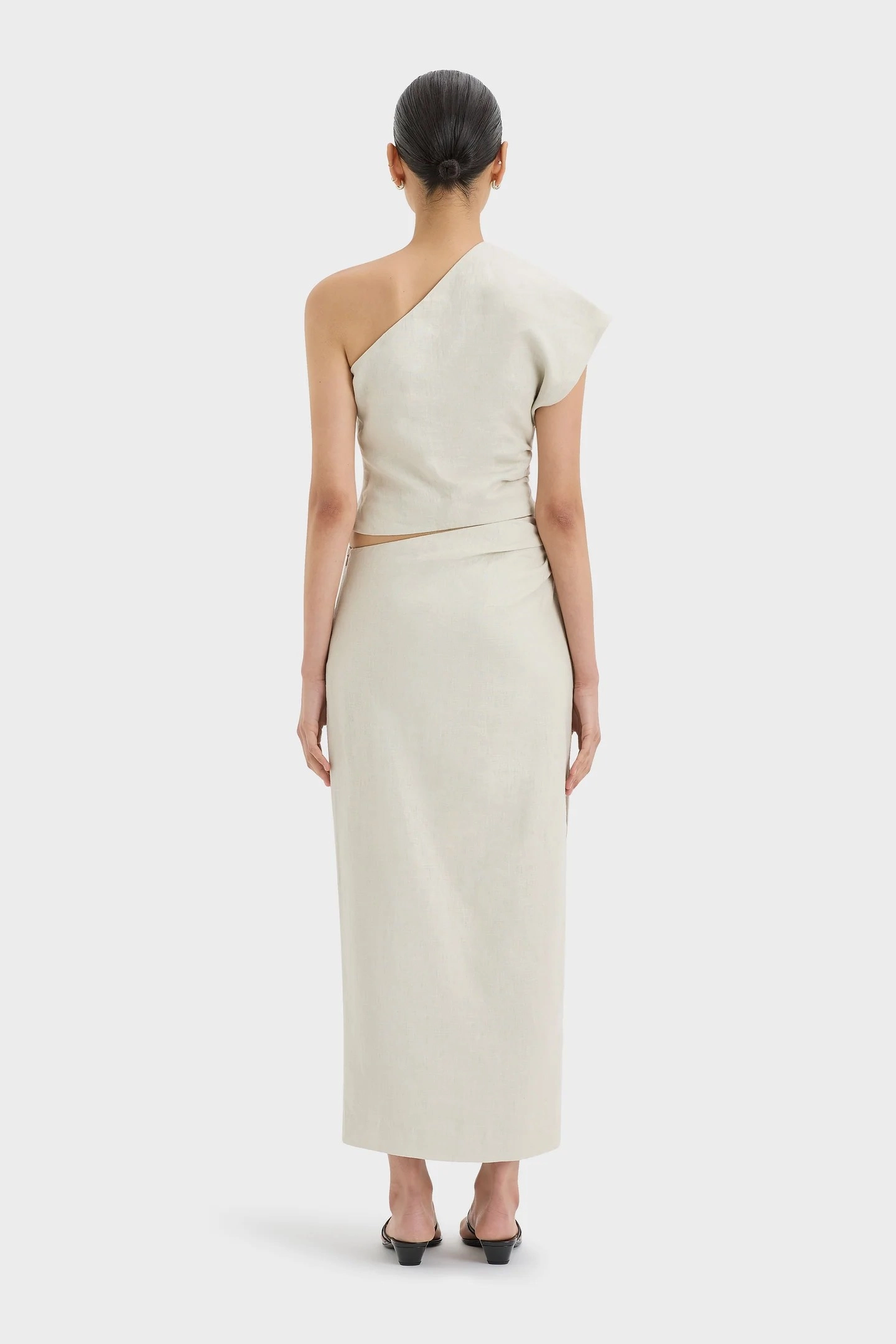 Easy Care Material Affogato Asymmetric Top