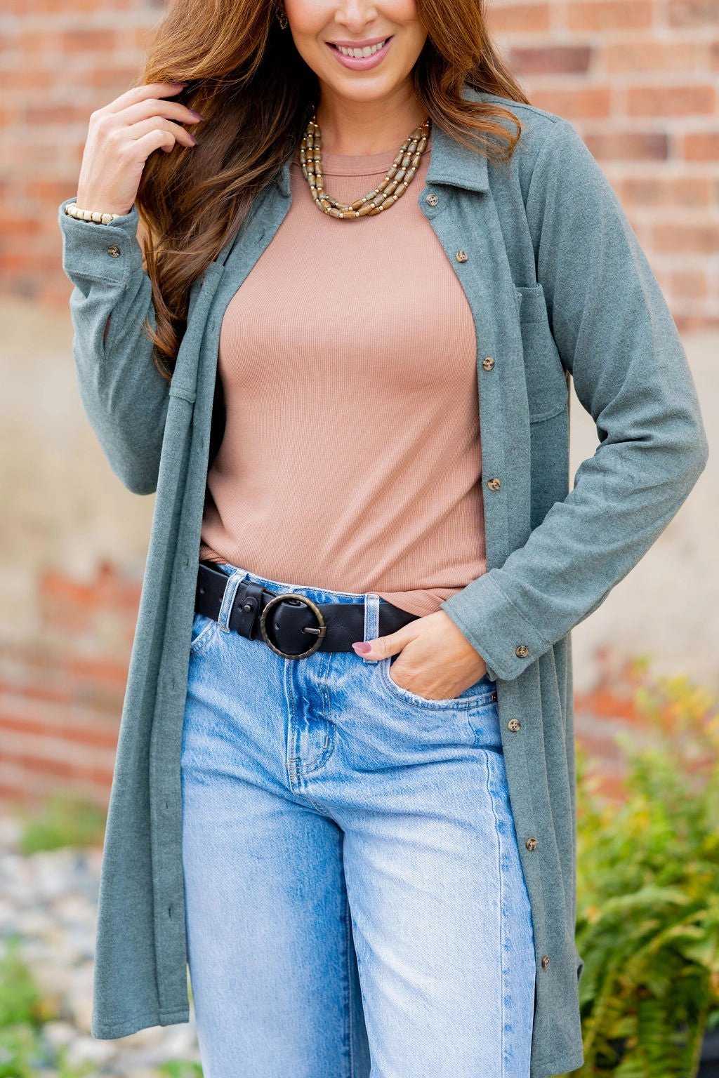 Seasonal Trend Keep It Classic Shacket