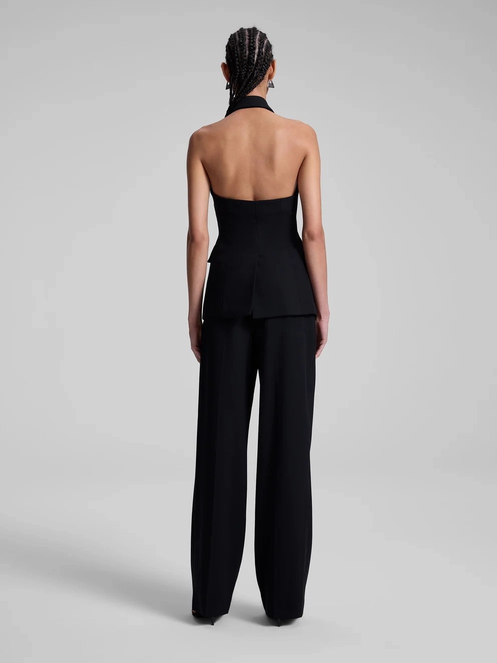 Relaxed Fit Design Alexa Tailored Vest