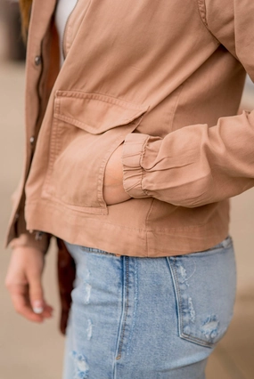 Lightweight Bomber Jacket Casual Outdoor Look
