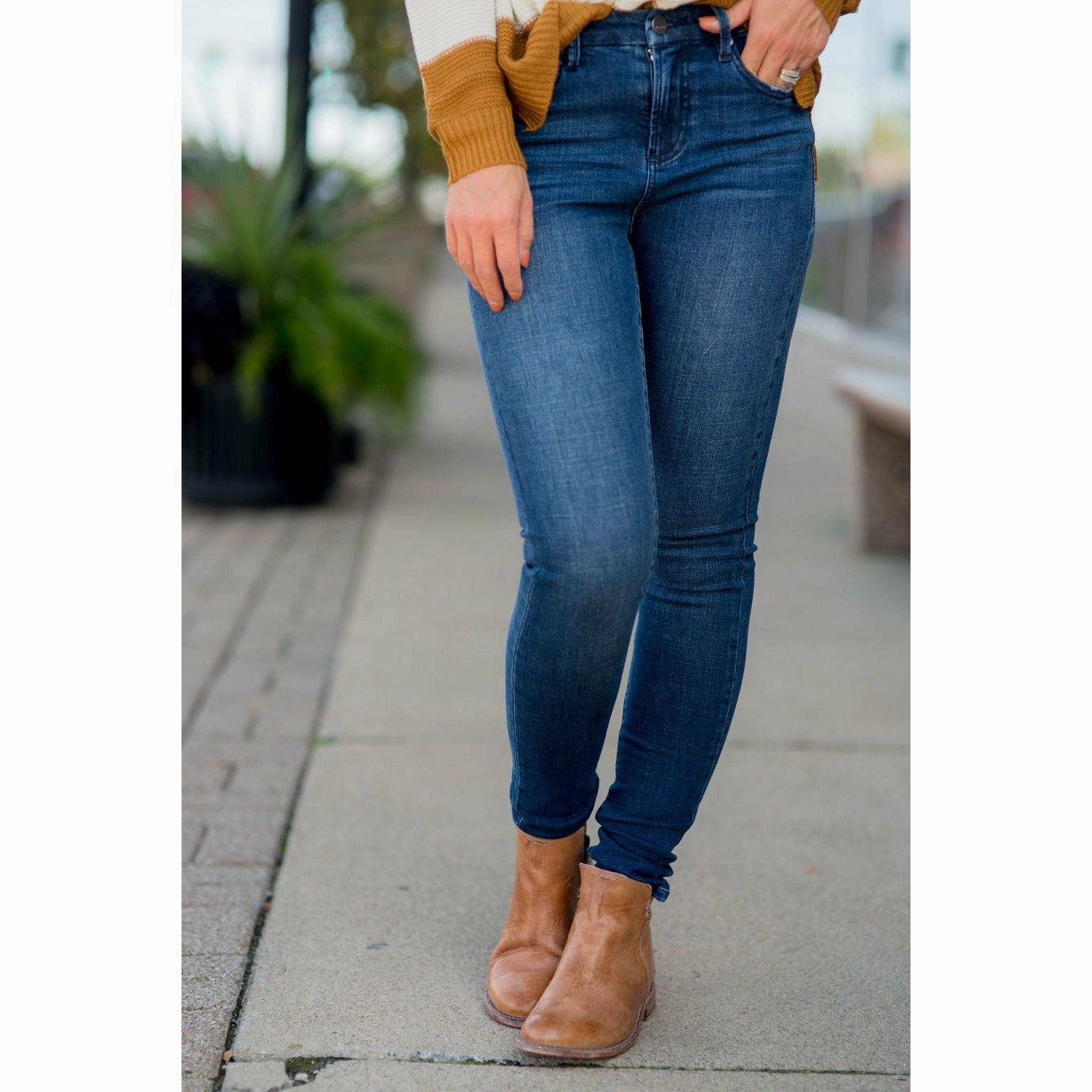Ally Denim Jeans High-waisted