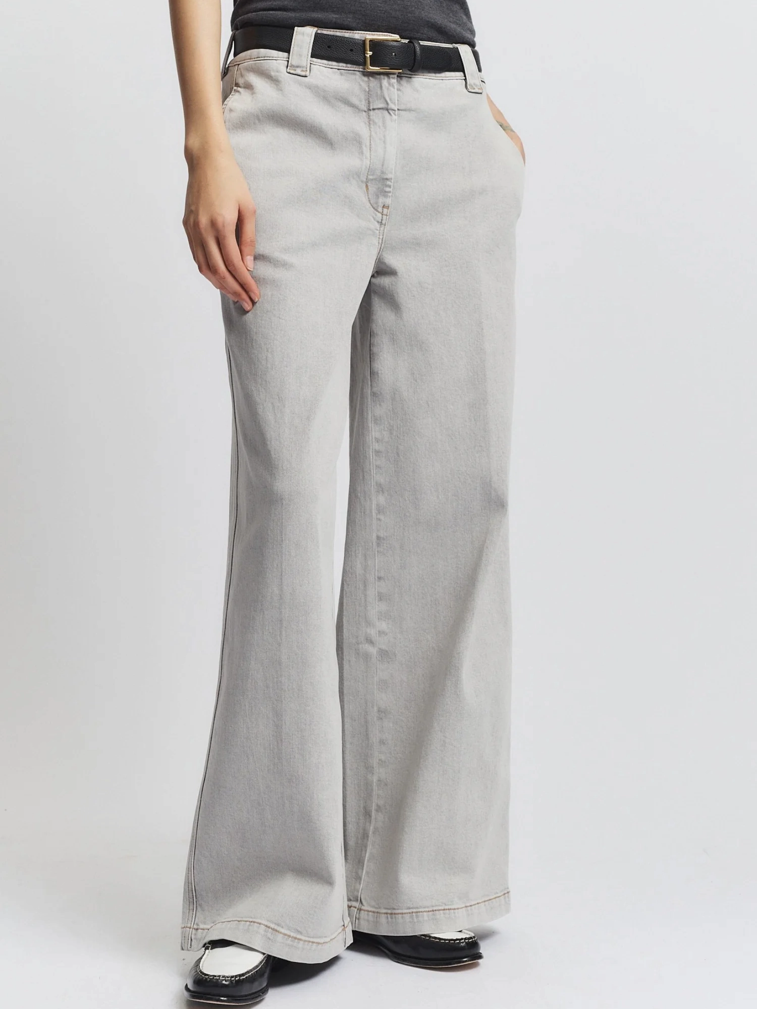 Party Look Sunny Vibes Couple Look Amber Wide-leg Denim Pant