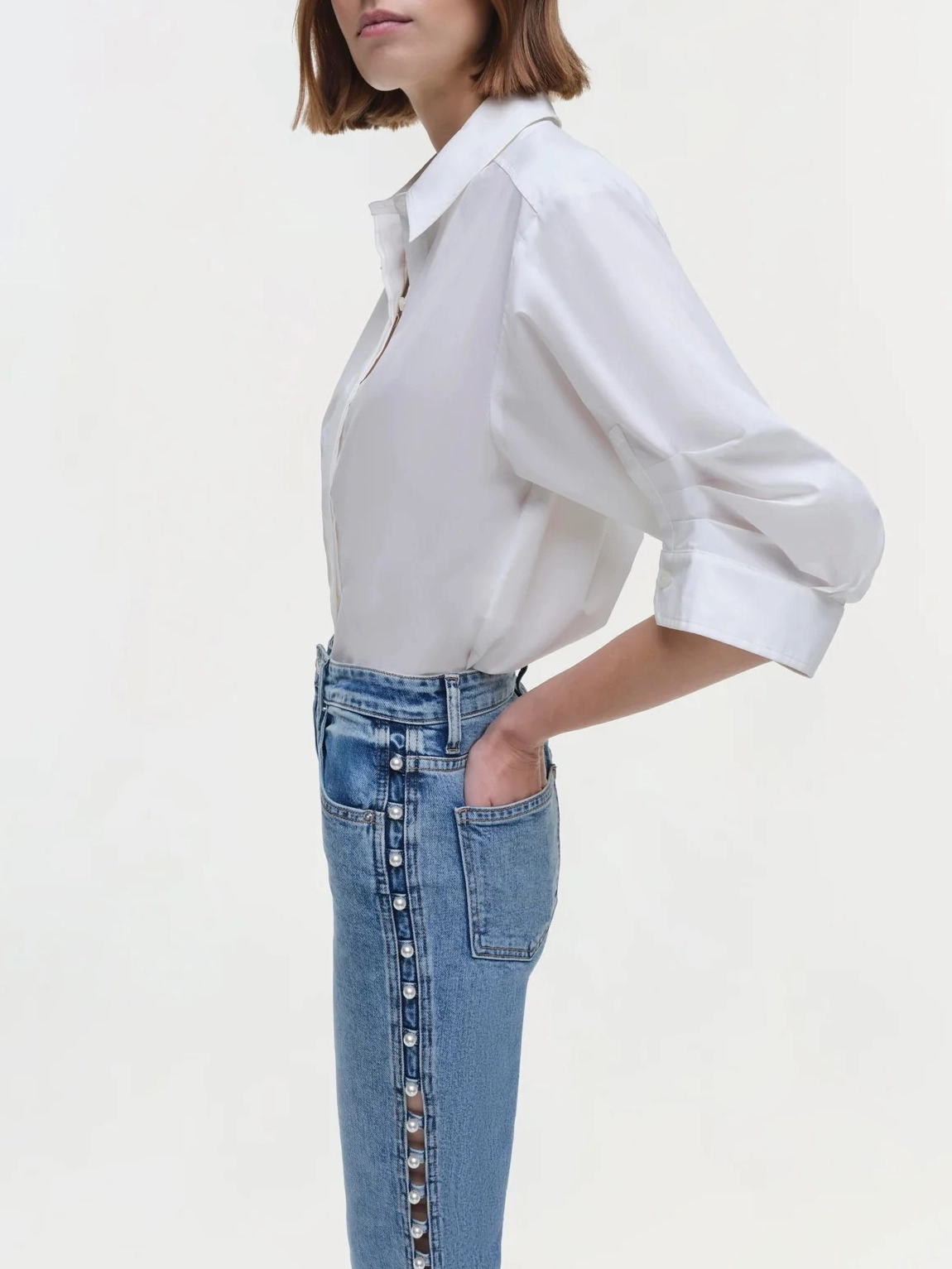 Amelia Denim Sustainable Evening Stroll Casual High Durability Thread