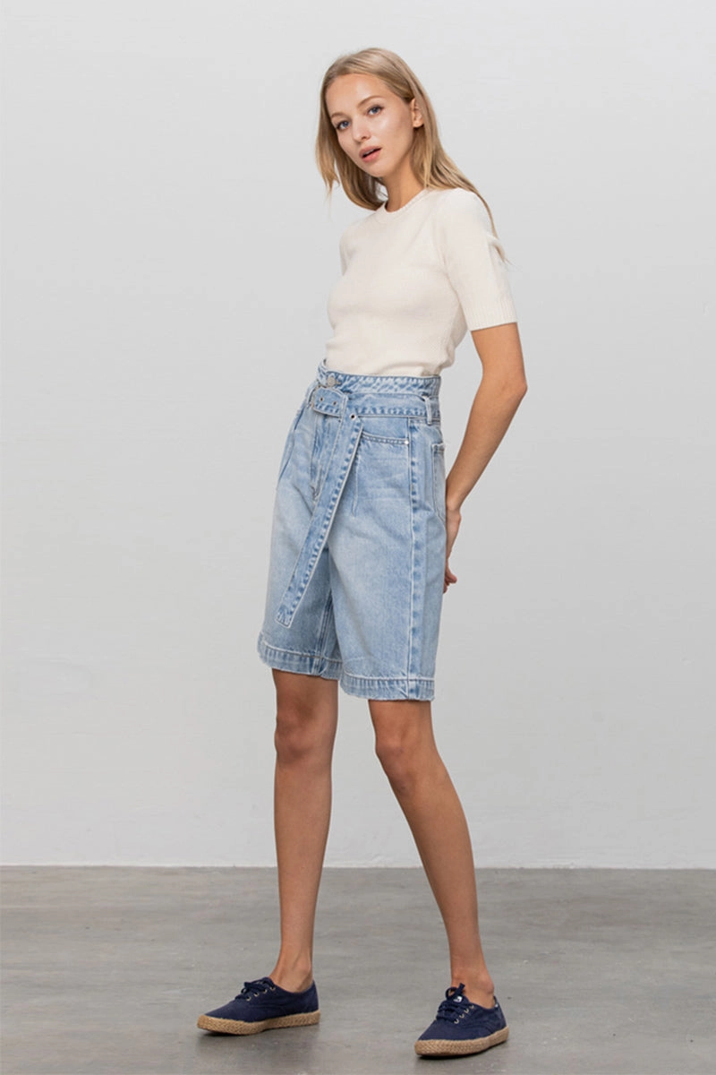 Chic Design Andrea Super High Rise Bermuda Shorts