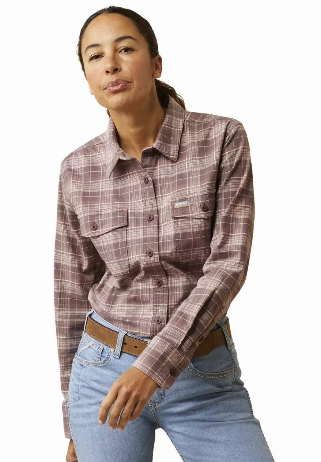 Stay Cool Technology Ariat Women??s Rebar Flannel Durastar Work Shirt