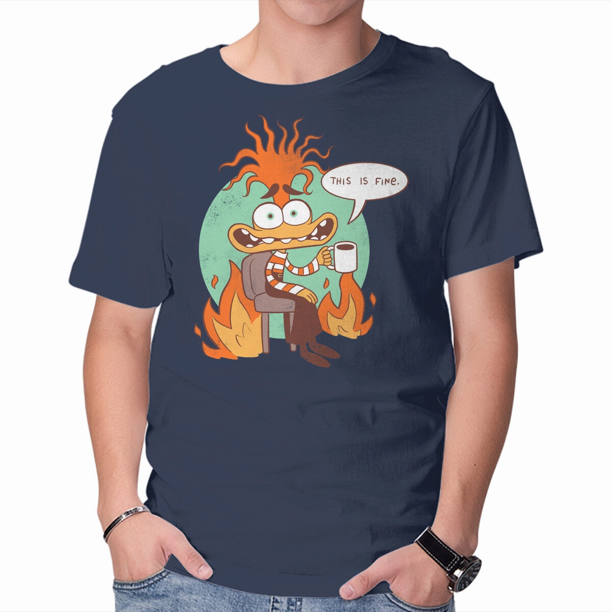 Anxiety Is Fine Light Stretch Easy and Relaxed