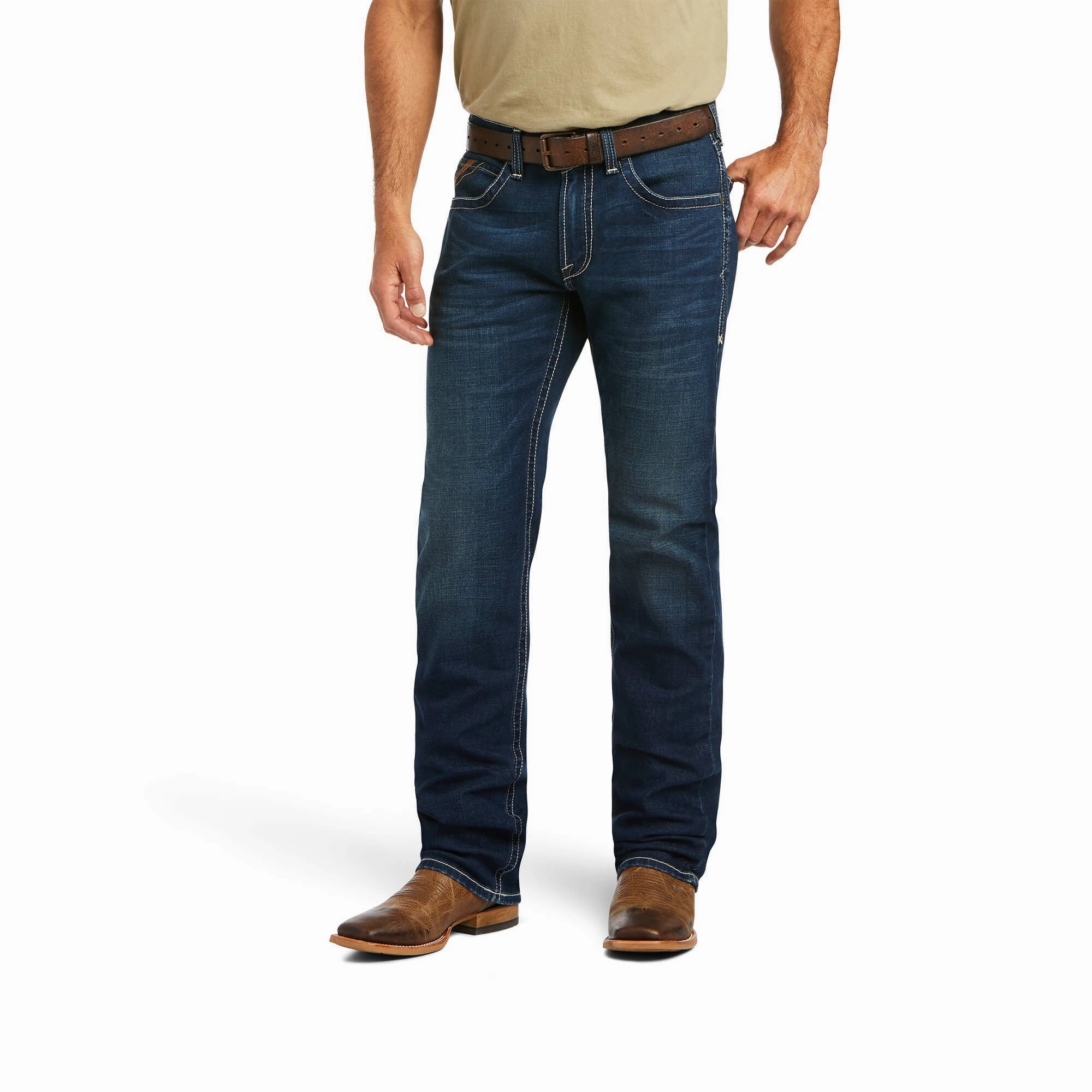 Modern Comfort Ariat M5 Straight Leg Stretch Jean -Remming