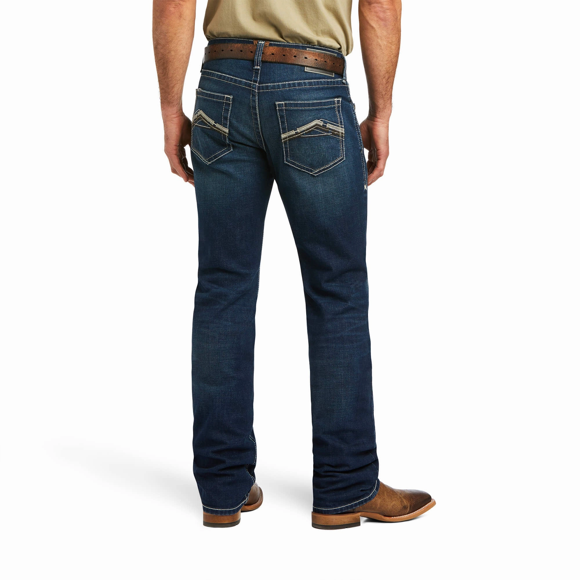 Ariat M5 Straight Leg Stretch Jean -Remming Classic Wear Textured