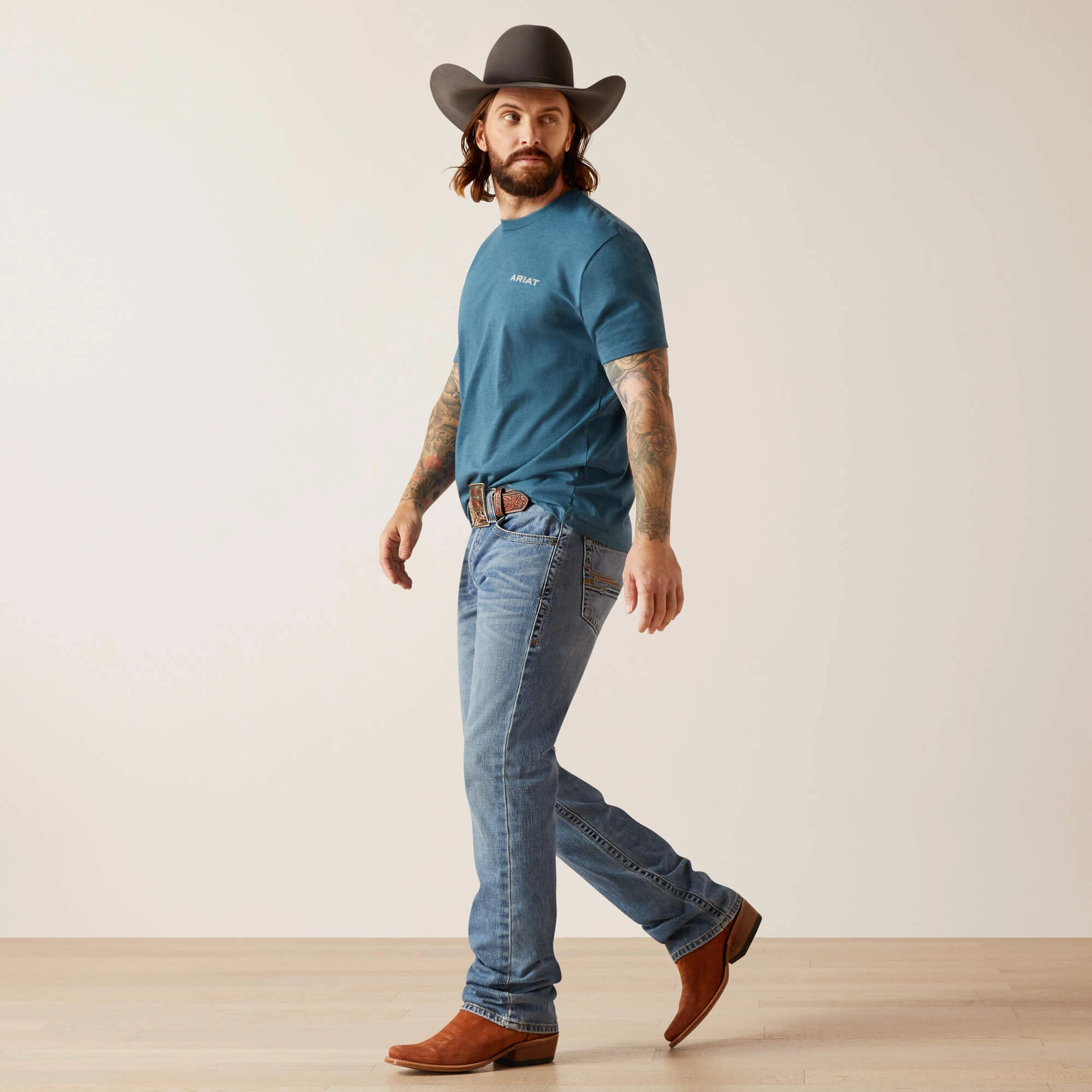 Sustainable Evening Stroll Casual Quick Wash Ariat Men??s M5 Straight Fit Straight Leg Jean-Baylor
