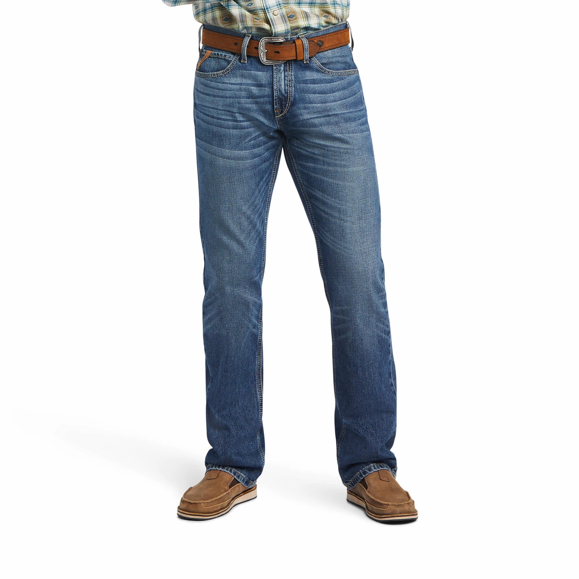 Ariat Men??s M7 Slim Merrick Straight Leg Jean-Branson Weekend Getaway Stylish Move With Ease