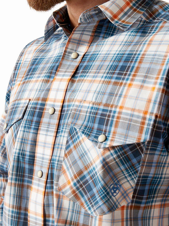 Ariat Men??s Pro Gordon Plaid Snap Shirt Quick Dry Technology All-Occasion Wear