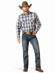 Ariat Men??s Pro Gordon Plaid Snap Shirt Breathable mesh