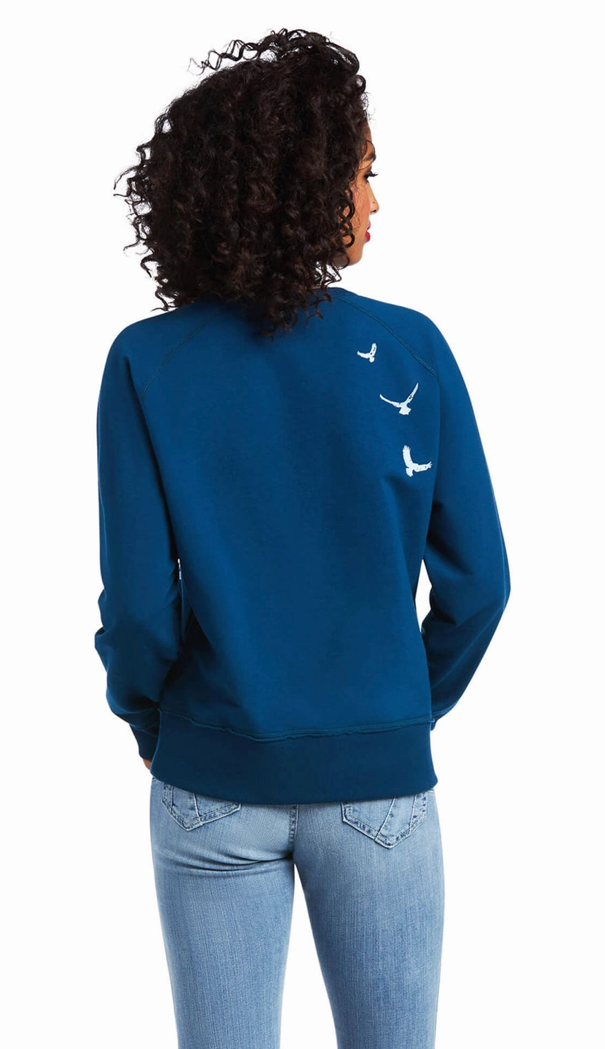 Ariat Women's Paradise Ranch Sweatshirt Bright Colors Organic Cotton Blend