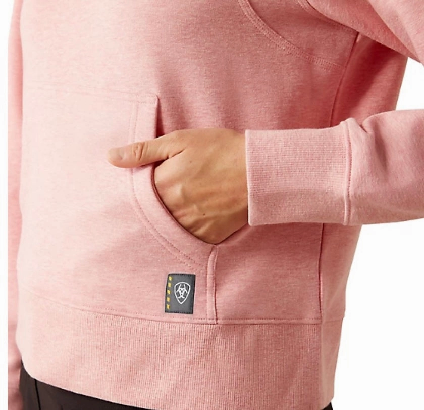 Travel Friendly Ariat Women's Rebar Lightweight Cropped Hoodie