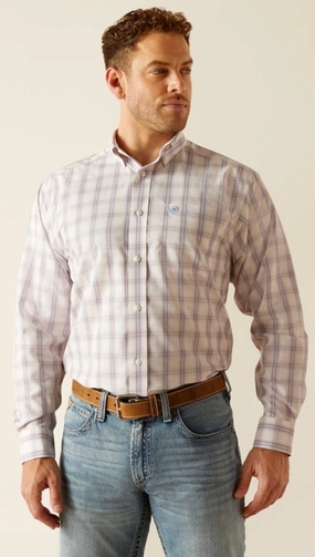 Ariat Wrinkle Free Raiden Classic Fit Shirt Split hem Stylish Detail