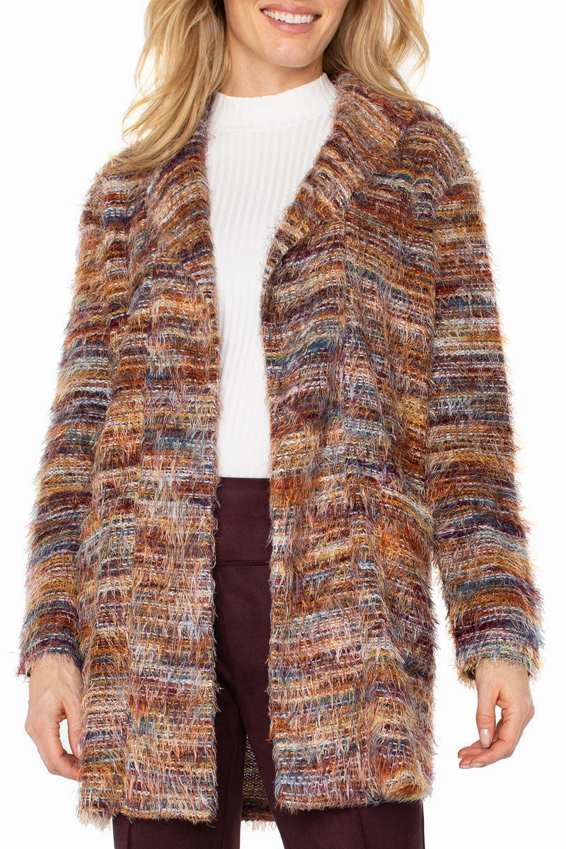 Snag Proof Surface Liverpool Open Front Coatigan Sweater