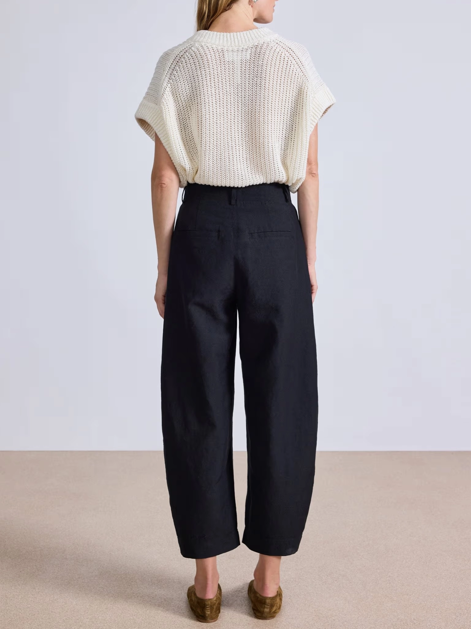 Bari Crop Trouser Flexible Motion