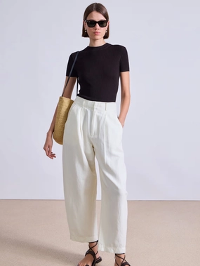 Bari Crop Trouser Breathable Comfort Fit Fit For Movement