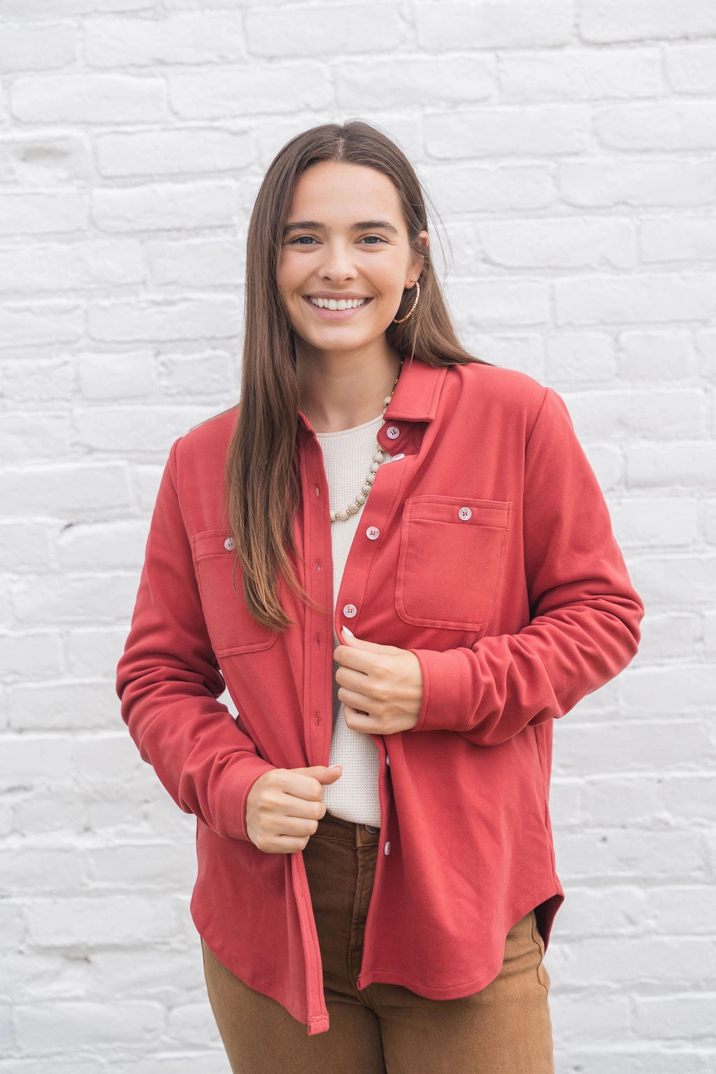 Basic So Soft Shacket Airflow Ventilation