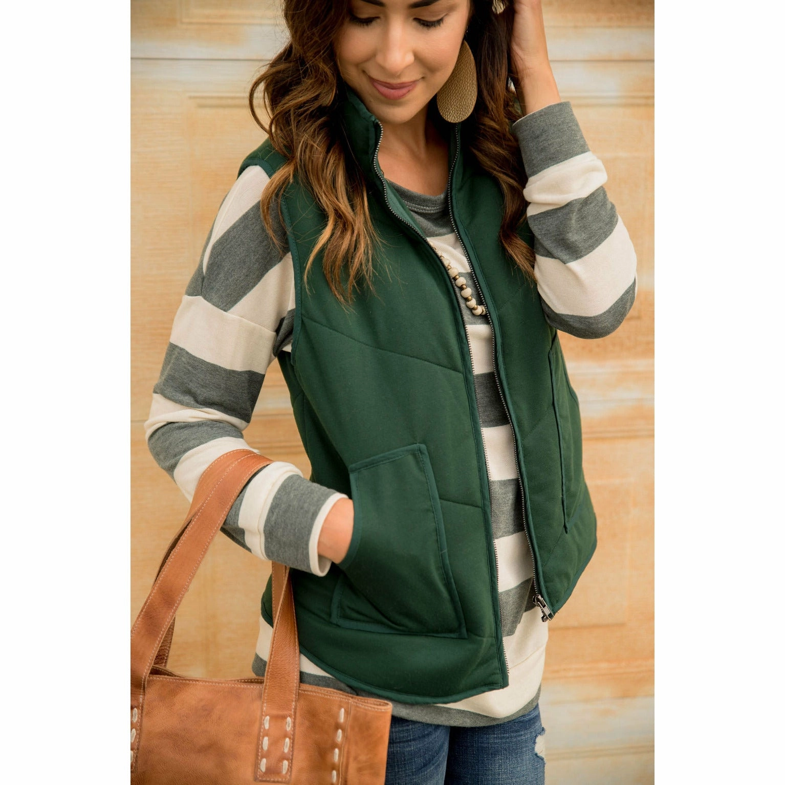 Betsey's V Vest Double layer fabric