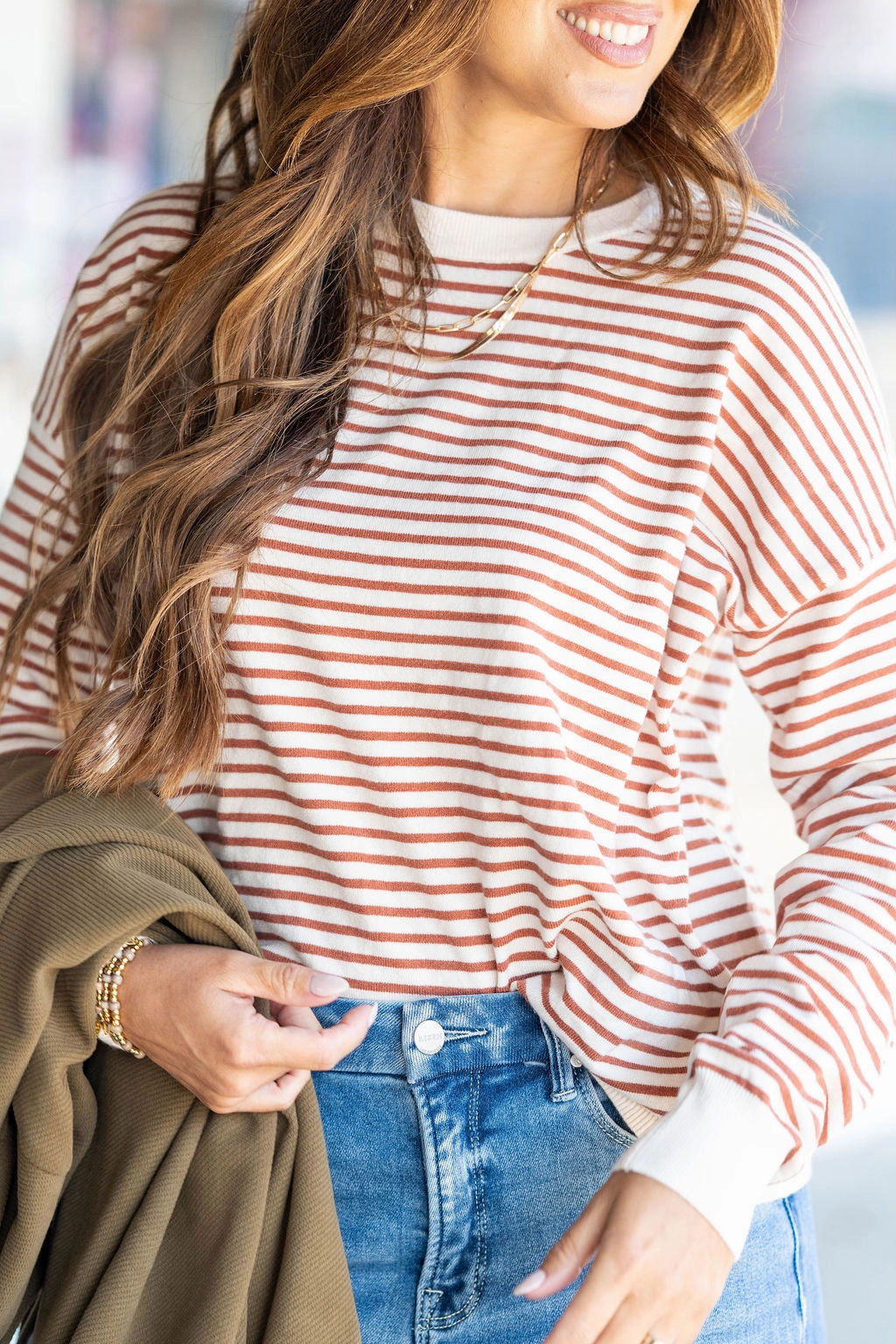 Better Together Striped Sweater Perfect Layer