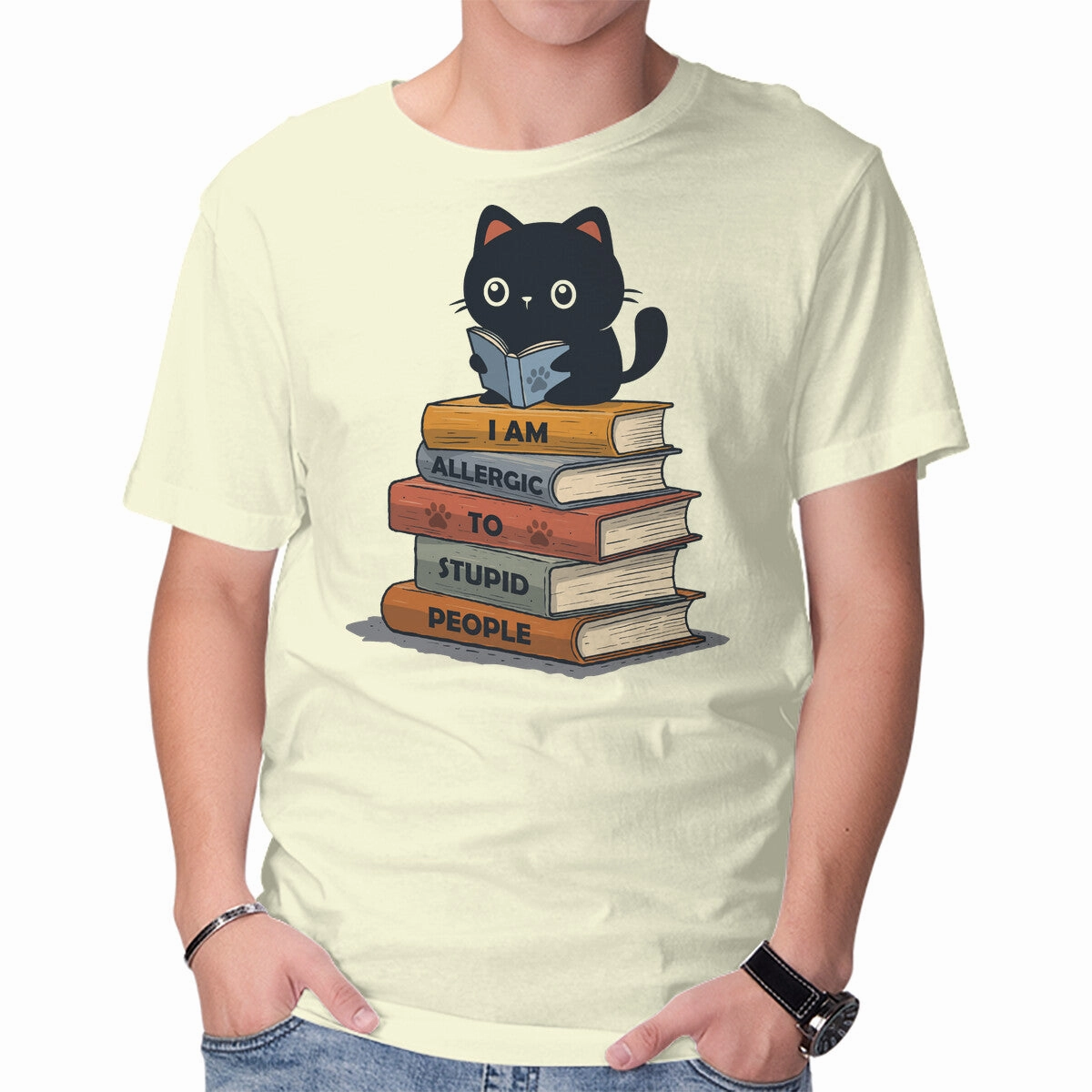 Sporty Stretch Fit Allergic To Stupid People