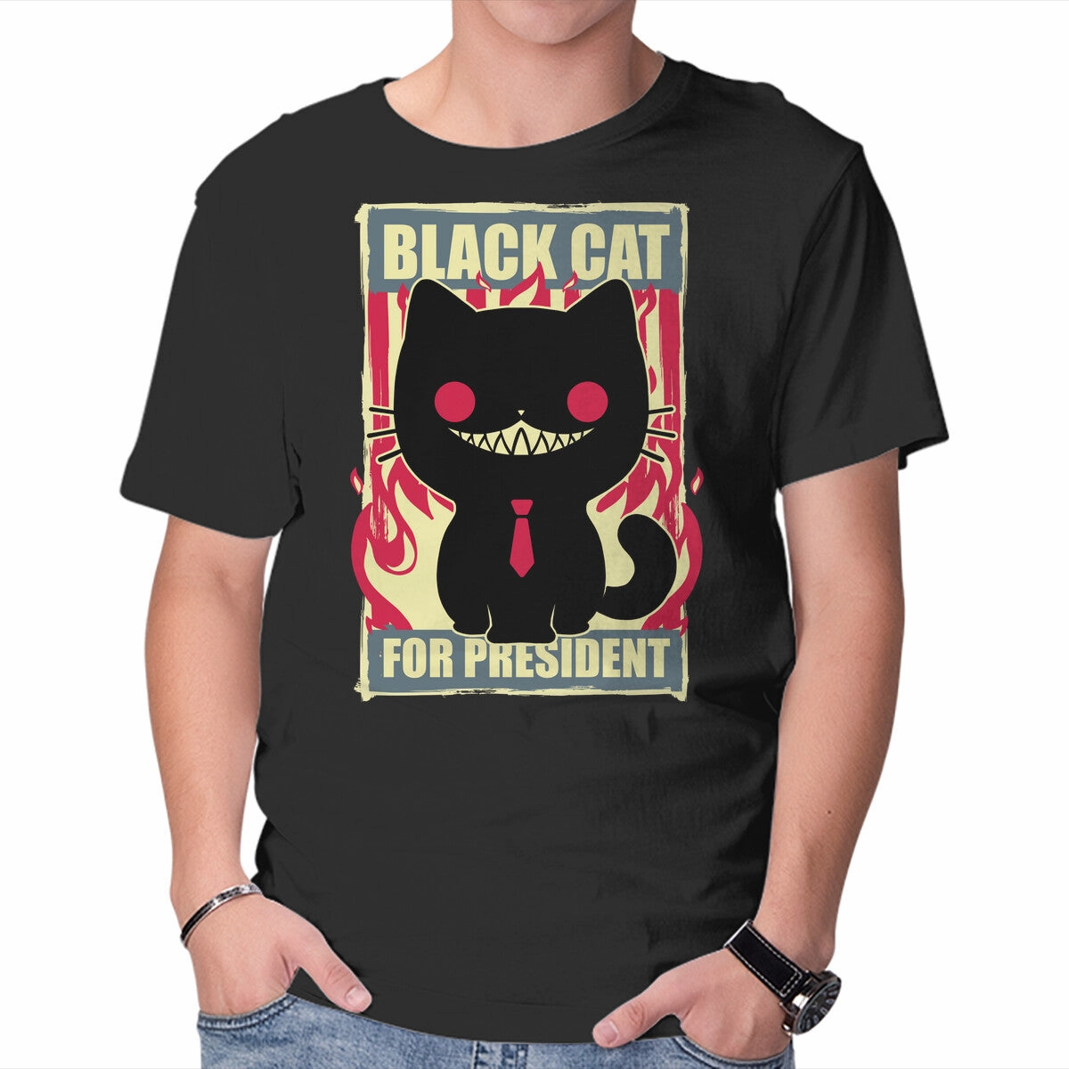 Basic Layer cycling outfit Black Cat For President