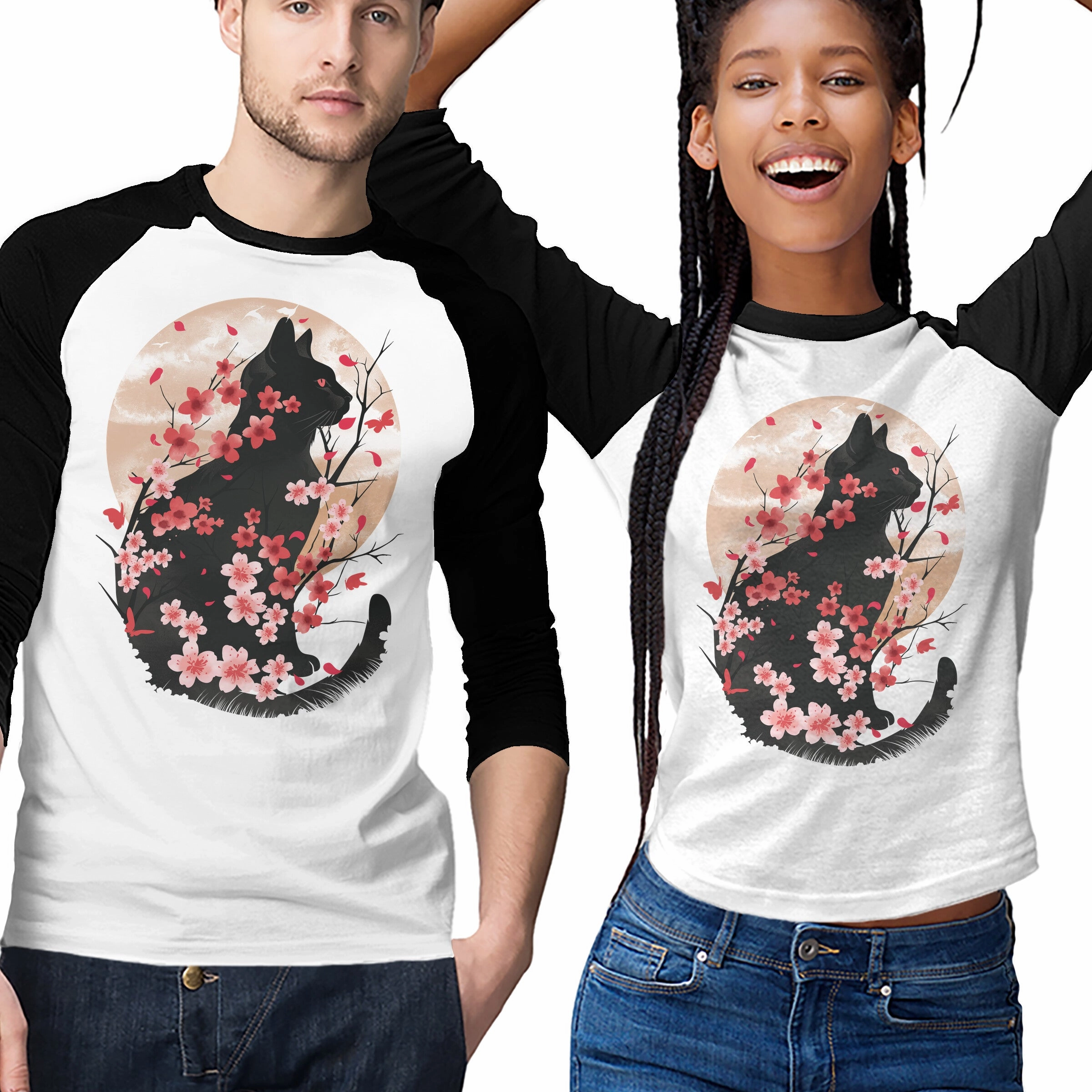 Black Sakura Quick Wear ReinforcedShoulderPanels