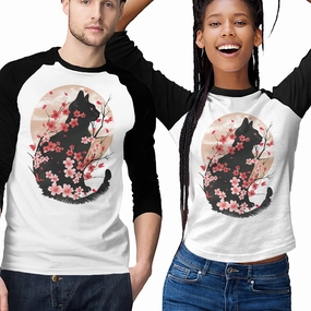 Black Sakura Quick Wear ReinforcedShoulderPanels