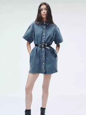 Breathable Design Carter Denim Dress