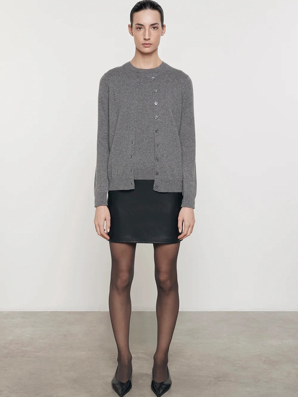 Adaptive Fit Technology MicrofiberTech Cashmere Jersey S/S Crew