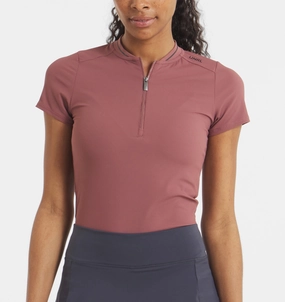 Amelia Short Sleeve Polo Temperature Regulating Fabric