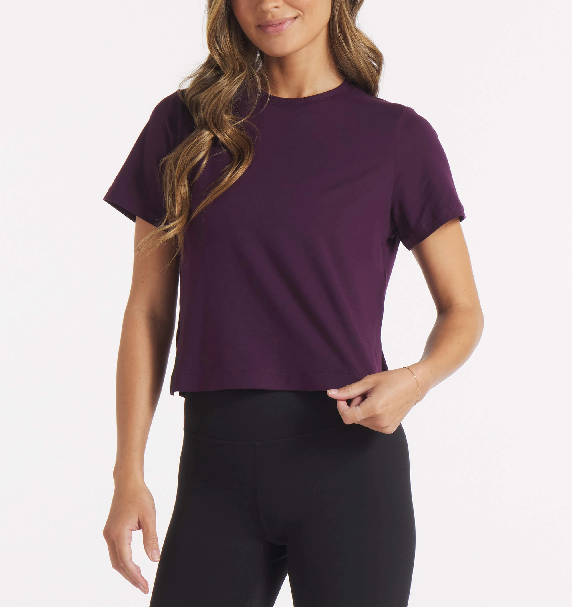 Boxy Ultra Tee Quick Dry Fabric Non Iron Finish