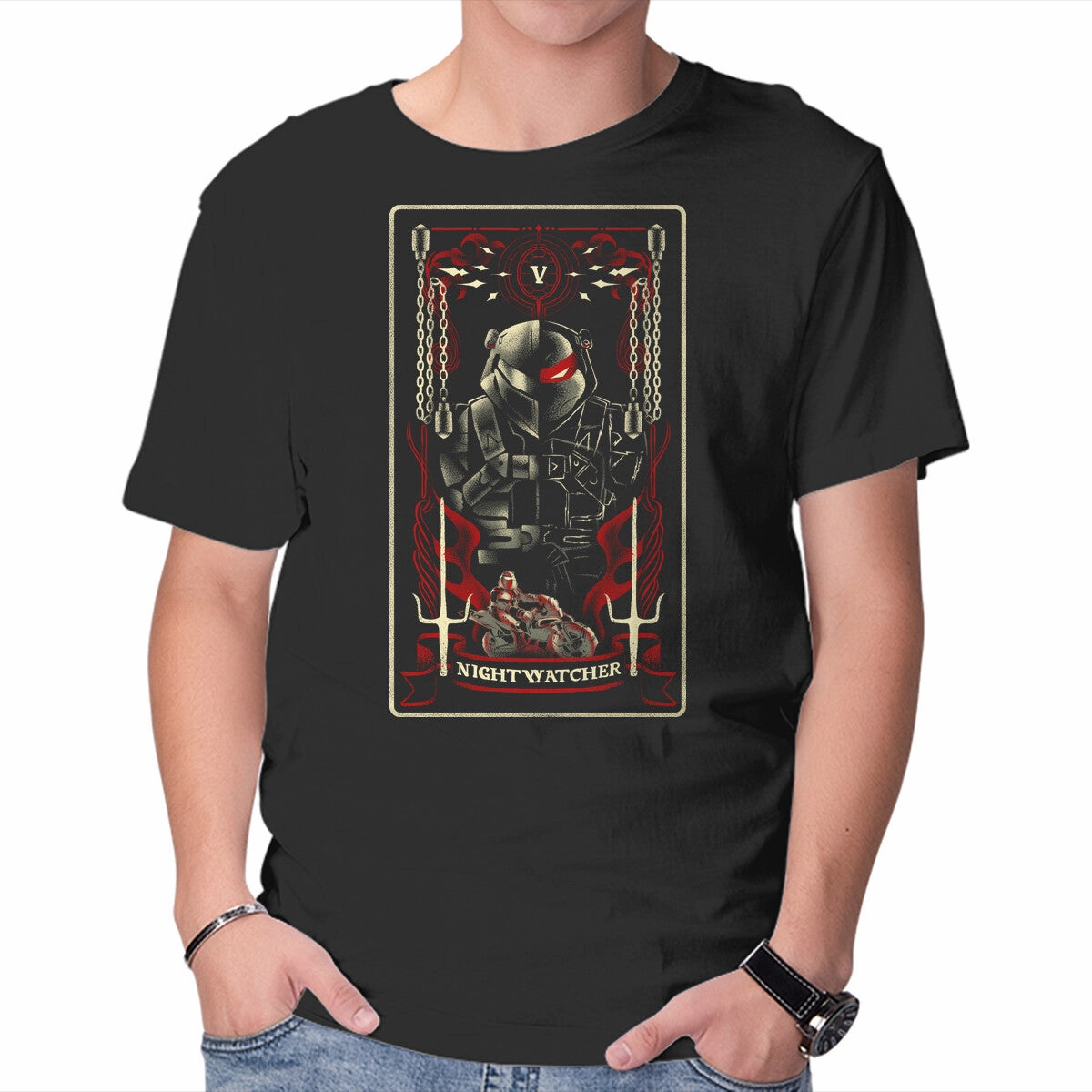 Nightwatcher Tarot Card Modern Smart Classic Layer Wear