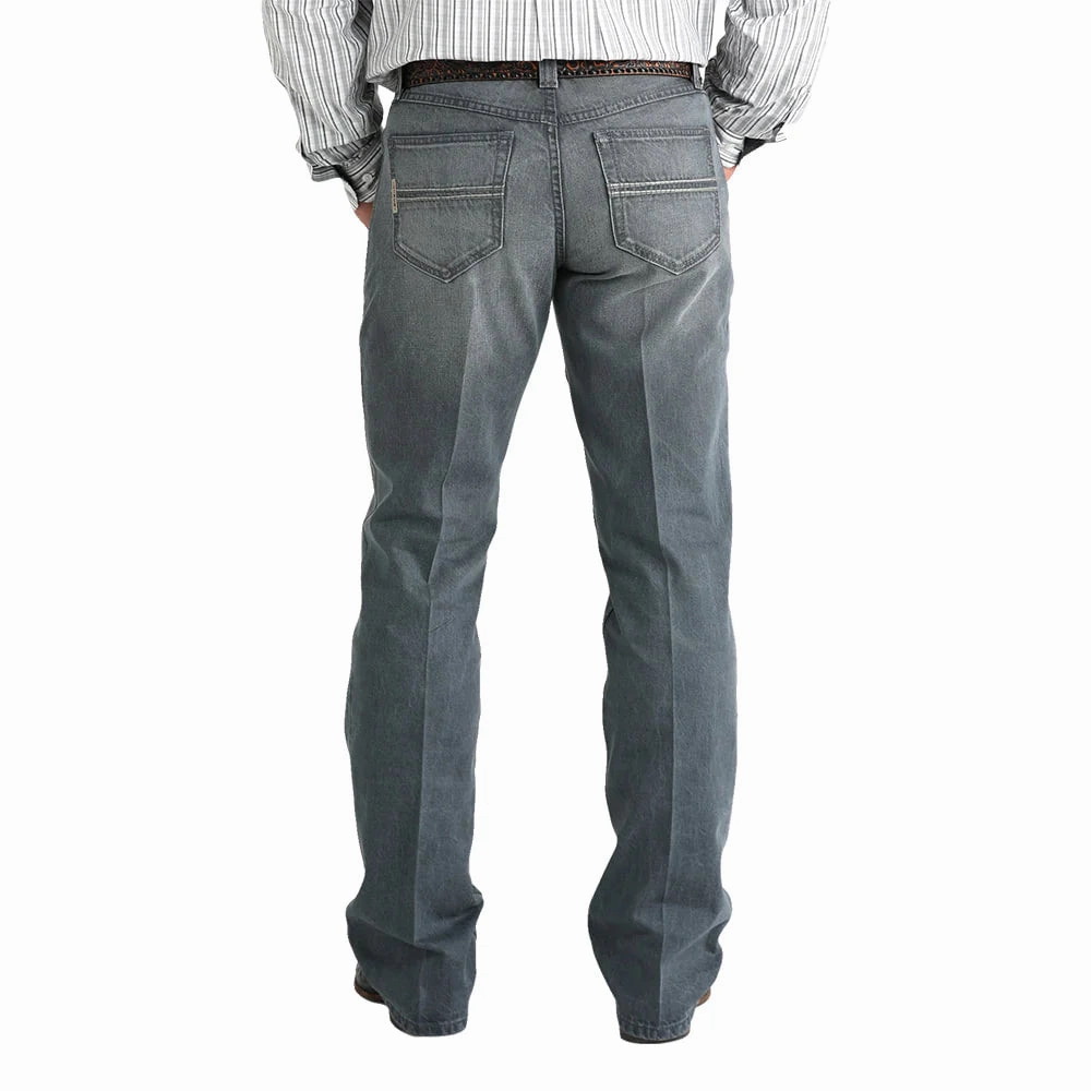 Everyday Favorite Layer game Cinch  Men's Carter 2.0 Gray Mid Rise Relaxed Boot Cut Jeans