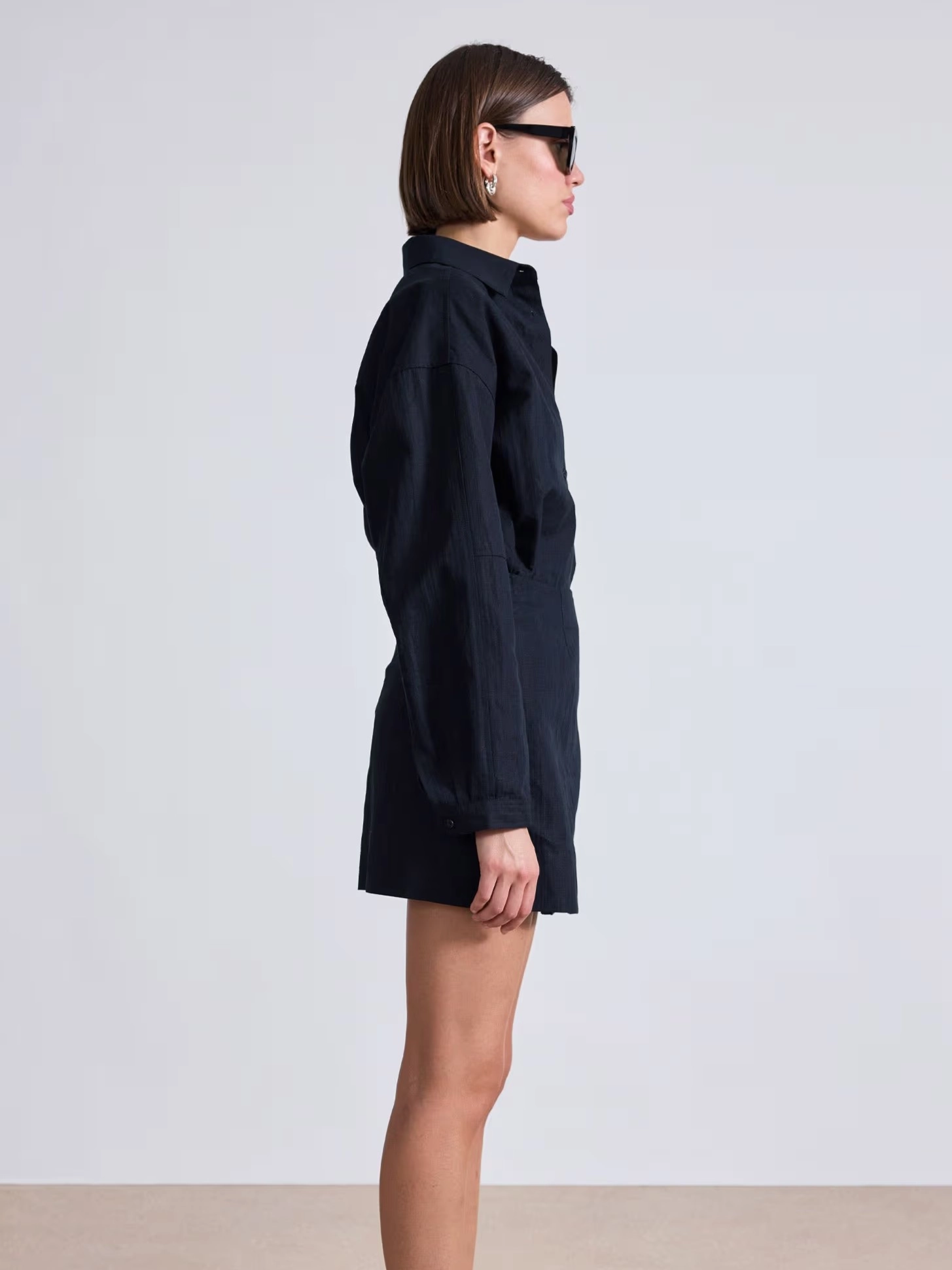 Relaxed Layer Euro Ease La Reina Mini Shirt Dress