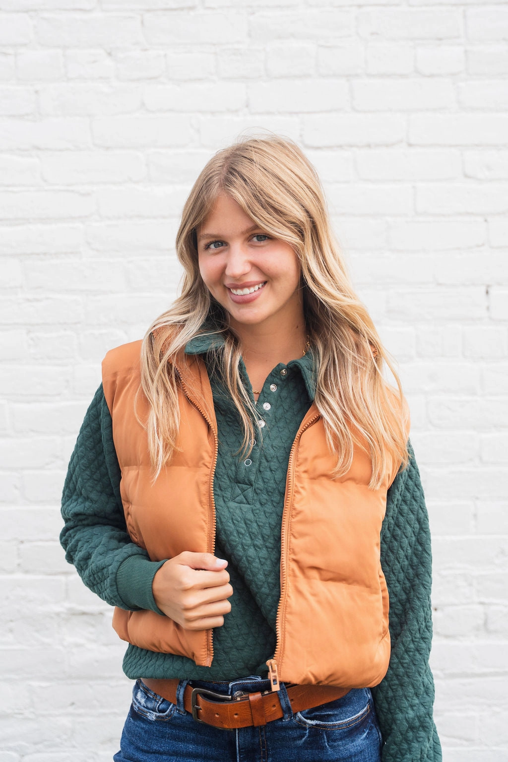 Chilly Days Puffer Vest Non Restrictive Fit