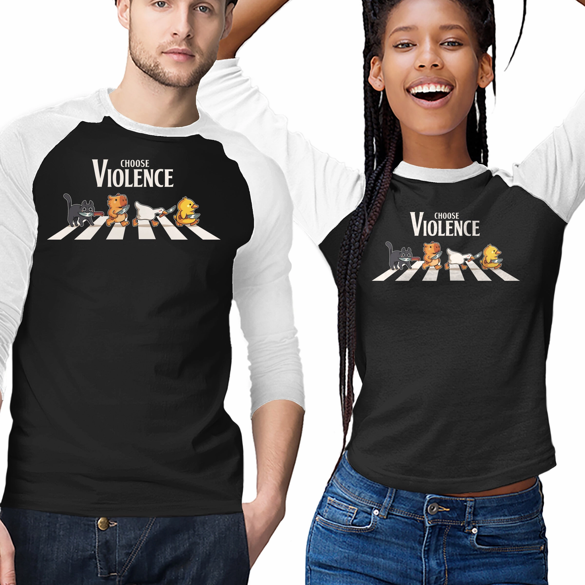 Choose Violence Comfortable And Trendy Weekend Outfit