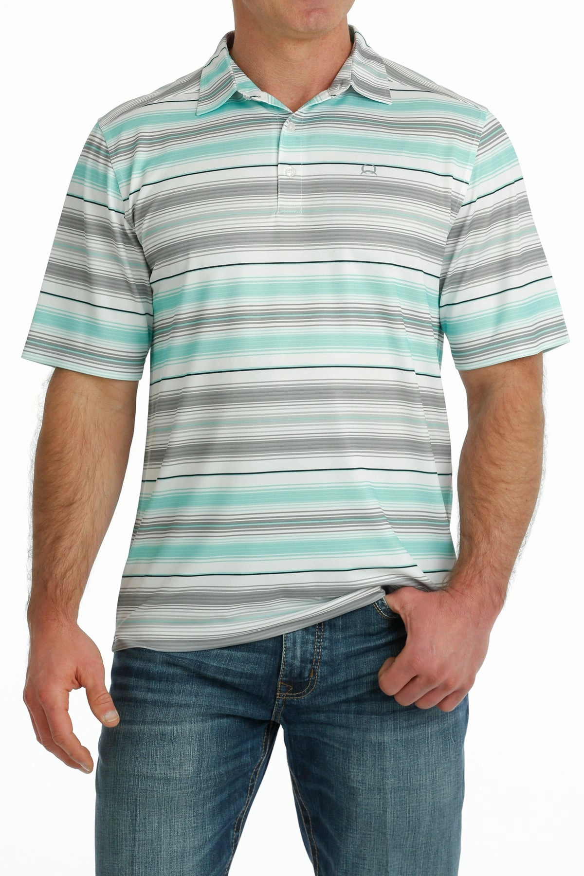Cozy Option Cinch Men??s Arenaflex Polo White