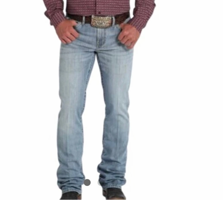 Family Style Urban Explorer Youth Style Office Wear Chill Outfit Date Night Cinch Men??s Slim Fit Ian Jean- Medium Stone