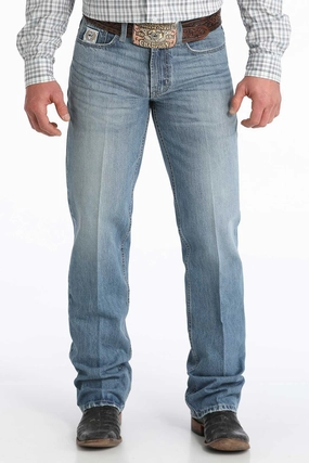 Cinch Men's White Label Jeans-Medium Stone City Walk Bold Look