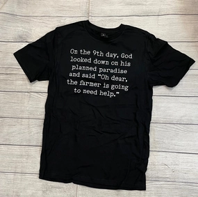 On the 9th Day God Made A Farmers Wife Tee Holiday Wear