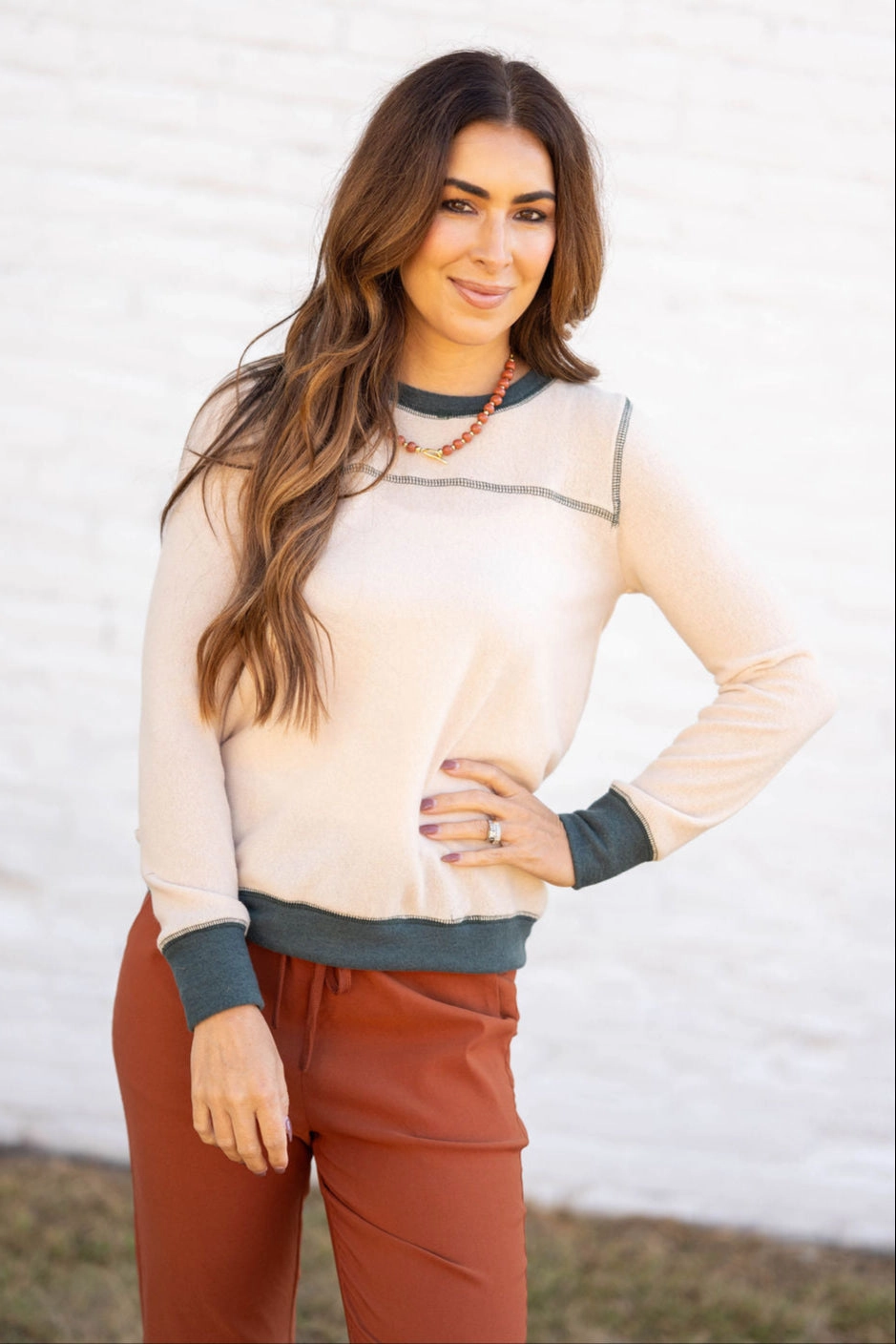 Morning Light Sweater Tee Knitwear Essential