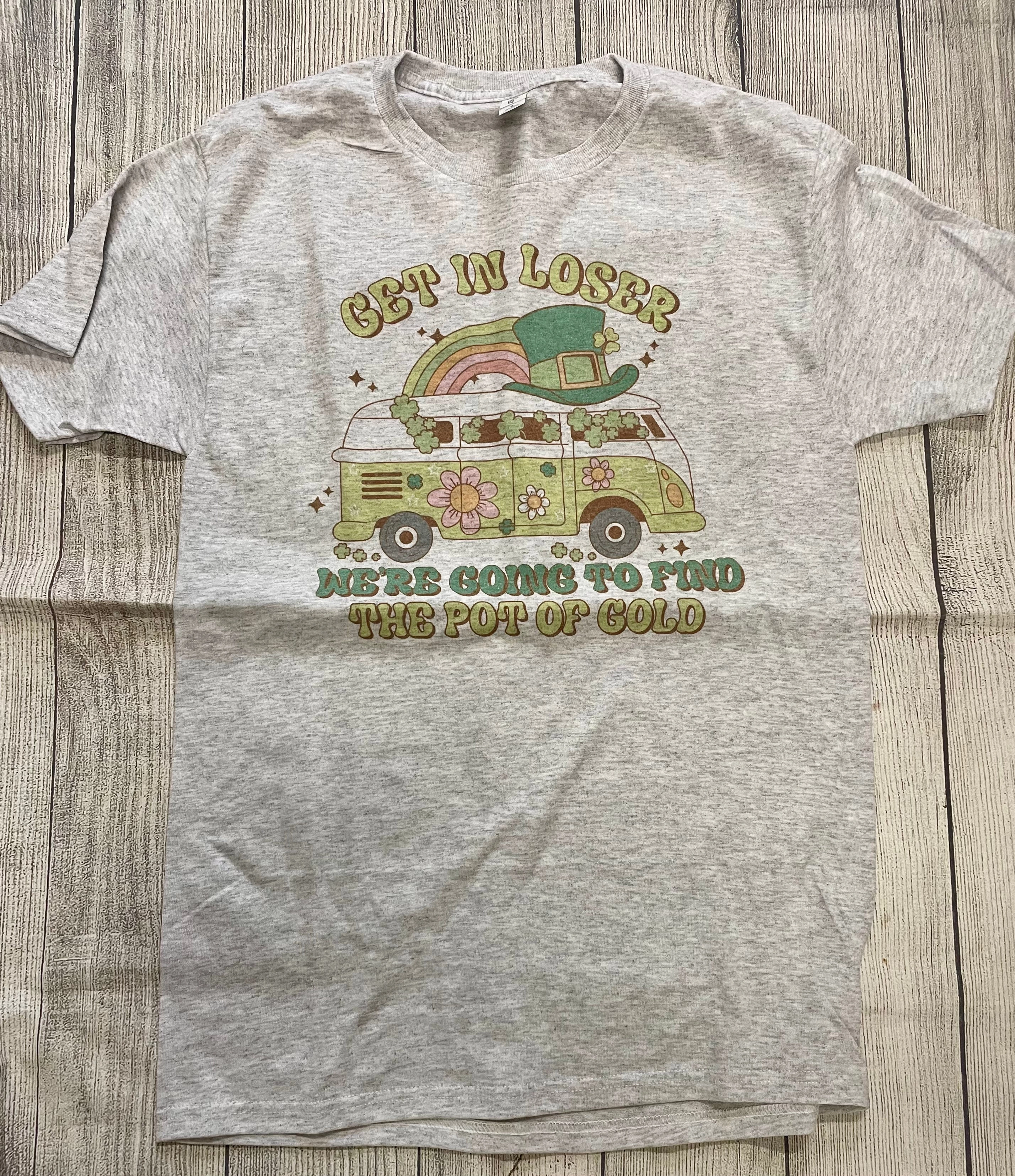 Get In Loser Graphic Tee Beach Outfit Travel convenience