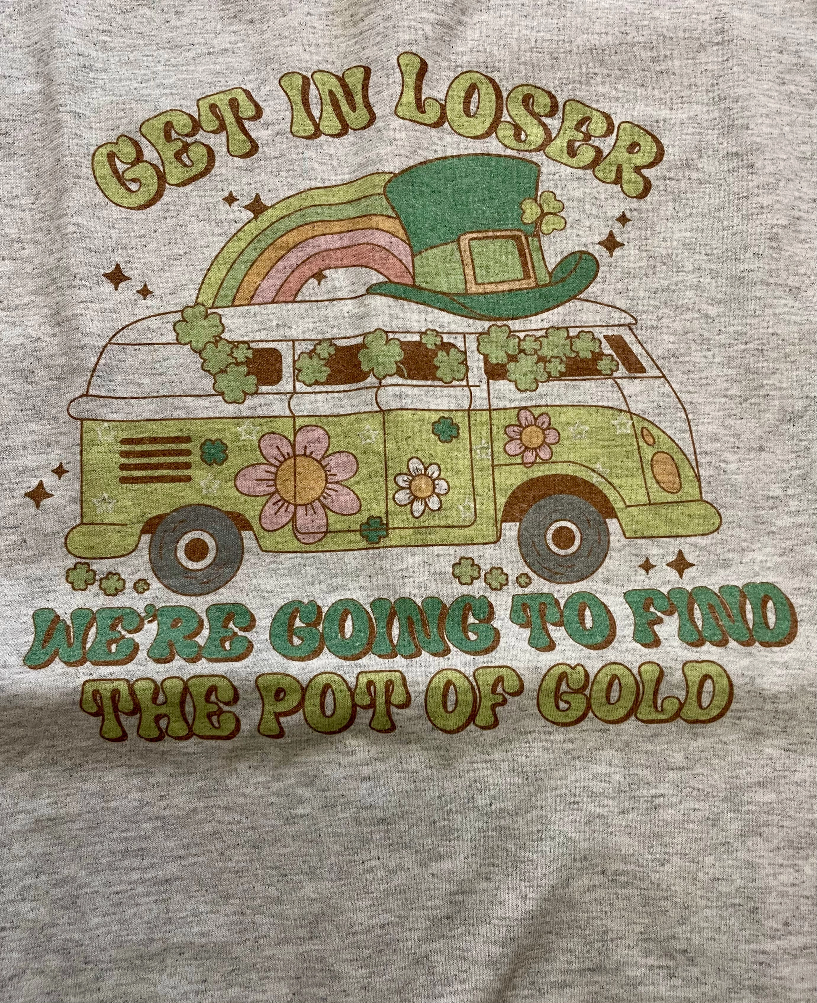 Get In Loser Graphic Tee Pocket Detailing